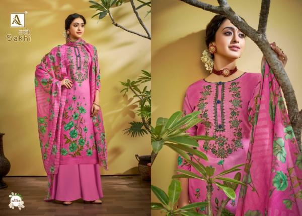 Alok Sakhi Fancy Digital Printed Embroidery Salwar 